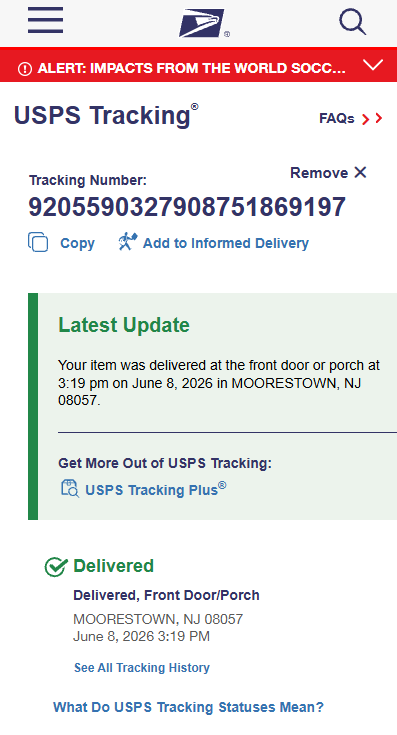 Tracking Number Proof 7