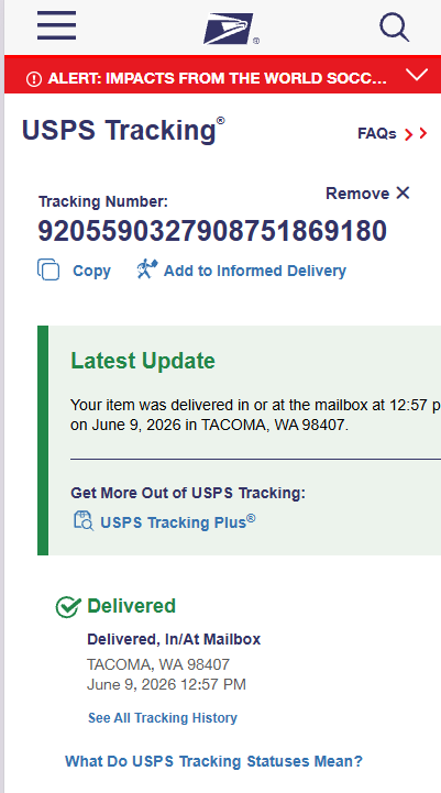 Tracking Number Proof 6