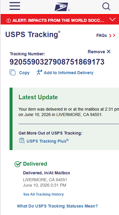 Tracking Number Proof 5